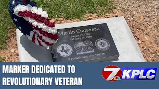 Memorial Marker dedicated to Revolutionary Veteran at Sallier Cemetery [upl. by Colvin]