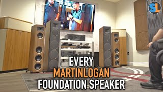 Approachable High End MartinLogan Foundation Motion Series Speakers [upl. by Koslo]