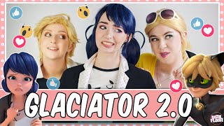 Cosplayers React to Miraculous Ladybug  Glaciator 2 🍦 [upl. by Millburn640]