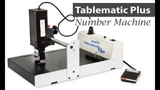 Tablematic Plus Automatic Numbering Machine from Count USA [upl. by Corso]