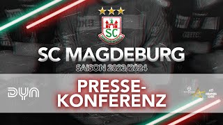 Pressekonferenz SC Magdeburg vs Industria Kielce  EHF Champions League  14Final 2324 [upl. by Mosora]