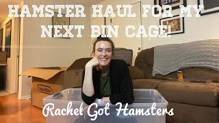 Hamster Haul 2020 🐹 For My Next Hamster Bin Cage and New Silent Hamster Wheel by Niteangel [upl. by Madelin]