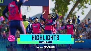 Betway SA20  Match 14 Highlights  Paarl Royals v MI Cape Town [upl. by Broucek570]