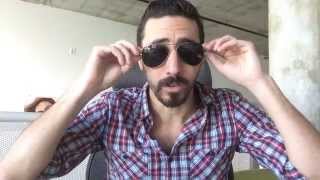 RayBan RB 3025 Antique GOLD Sunglasses Review [upl. by Nellaf]