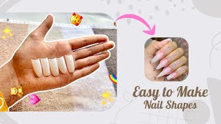 Easy to make trending nail shapes 💅 [upl. by Noirad967]