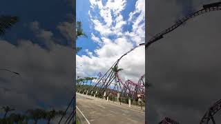 Roller Coaster Ride  Movie World 🏖️ Gold Coast [upl. by Yrellav]