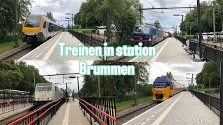 Treinen in station Brummen 27052024 [upl. by Ecirtnahs]