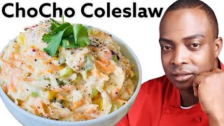 Jamaica Cho Cho Coleslaw New Recipe For Summer  Chef Ricardo Cooking [upl. by Ydurt]