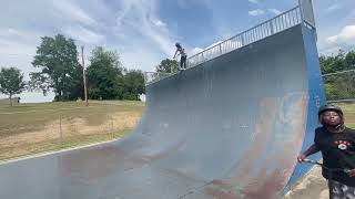 Big Blue Ramp South Park Skate Park [upl. by Eelrac]