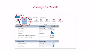 TaxWare  Rendite einer Vorsorge 3a [upl. by Ikuy]