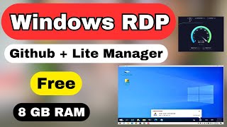 I Found A Way To Get Free Windows RDP With GitHub [upl. by Airdnat]