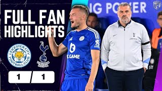 Tottenham BOTTLE IT Vardy DAGGER Leicester City 11 Tottenham Highlights [upl. by Gerhard]