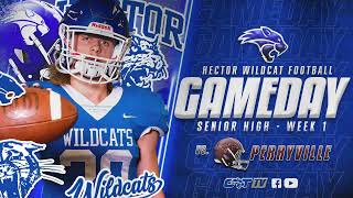 Hector Wildcat Football vs Perryville Sr High 962024 [upl. by Cutty]