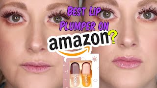 VIRAL AMAZON LIP PLUMPER DEROL  DOES IT LAST [upl. by Van]