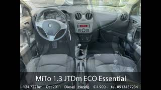 Alfa Romeo MiTo 13 JTDm ECO Essential [upl. by Janine]