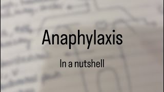 Anaphylaxis in a nutshell [upl. by Nomead]