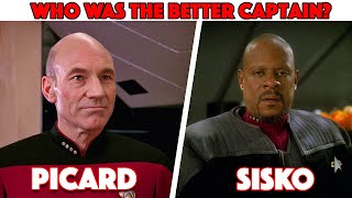 Who was the BETTER Star Trek Captain  Picard vs Sisko [upl. by Nealson]