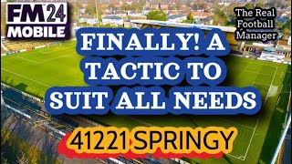 FOOTBALL MANAGER MOBILE 2024 BEST TACTIC TO USE FOR ALL SKILL NEEDS [upl. by Myrta220]