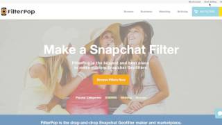 How to Sell Snapchat Geofilters on FilterPop [upl. by Tasha390]