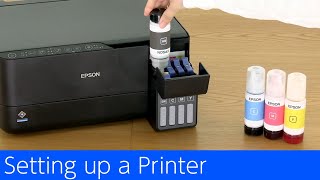 ET2830L3550  Setting Up a Printer [upl. by Bonneau]