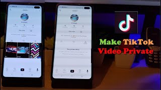 How to Make Videos Private and Public on TikTok Updated [upl. by Crisey]