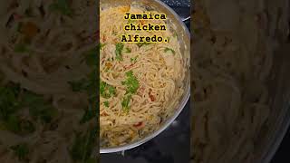 Jamaican chicken Alfredo barbershan19 amapiano afrobeats food foodie [upl. by Alekin334]