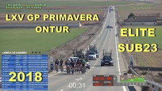 LXV GP Primavera ONTUR 2132018 EliteSub23 Ciclismo 4K UHD [upl. by Hennahane692]