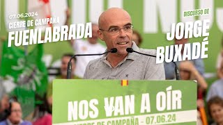 Discurso completo Jorge Buxadé en el cierre de campaña [upl. by Reisinger]