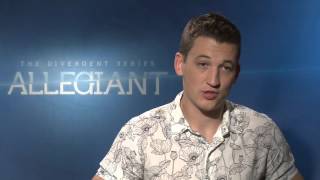 Shailene Woodley Miles Teller and co talk Allegiant  Empire Magazine [upl. by Madai331]