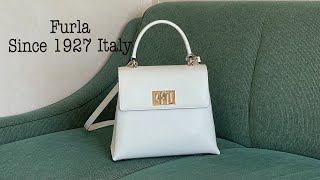 QUICK UNBOXING FURLA BAG 1927 TOP HANDLE ROCHELDOUGALL furlabag unboxing furla [upl. by Rimisac166]