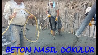 ASMOLEN TAVAN BETON DÖKÜMÜ deprem eartquake inşaat construction sel steel [upl. by Bancroft]