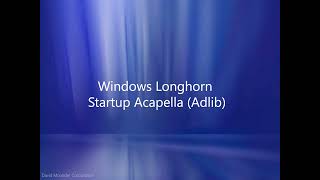 I Split the Windows Longhorn Sounds its fake sounds ik [upl. by Seaman]