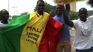 CAN2015 les supporteurs maliens déjà mobilisés à Malabo [upl. by Rhoades]