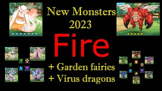 Neo Monsters  New Fire monsters from 2023 [upl. by Thinia39]