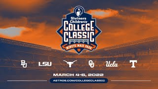 Shriners Childrens College Classic Texas vs LSU [upl. by Ytsirt]