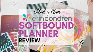 Erin Condren Softbound Planner Review 2024  Chloetry Plans [upl. by Egroeg569]