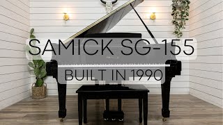 Samick SG155 Baby Grand Piano Built in 1990 [upl. by Ynttirb]