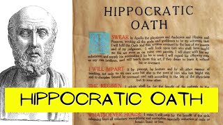 The Origin of the Hippocratic Oath [upl. by Suirad]