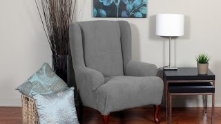 Lovely Slipcovers For Wingback Chairs [upl. by Haldi]