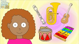 Clasificación de los instrumentos musicales para niños cuerda viento percusión PequesAprendenJugando [upl. by Salter333]