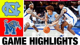 North Carolina vs Memphis Highlights  NCAA Mens Basketball  2024 College Basketball [upl. by Pomfret]