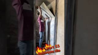 Tile 2”4 bathroom fitting 🙏🌫️trending tiles youtubeshorts subscribe shorts [upl. by Koeninger464]