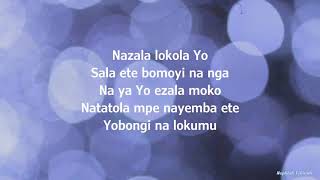 Obongi na lokumo Gael Lyrics Alain moloto paroles [upl. by Eseerehc39]