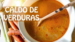 CALDO DE VERDURAS para hacer PAELLAS y ARROCES [upl. by Frager359]