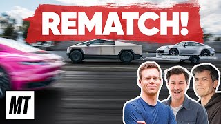 The Cybertruck vs Porsche 911 Drag Race Tesla Didn’t Show You  MotorTrend [upl. by Aram]