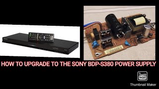 HOW TO UPGRADE A SONY POWER SUPPLY WITH QUALITY PARTS [upl. by Enida]