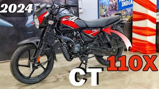 2024 Bajaj CT110X  new model Bs7 OBD2 E20 on road price Average detailed review ct110x bajaj [upl. by Dailey]