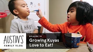 Growing Kuyas Love to Eat  Austin Vlog  HiHo Kids [upl. by Siuoleoj]