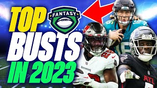 BIGGEST BUST Potential for Every Round 16 Rounds of ADP Fantasy Football Advice and Draft Strategy [upl. by Adamec66]