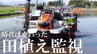 【実演会】【ロボット田植機】クボタアグリロボ田植機ナビウェルNW8SA無人仕様による田植えパフォーマンス [upl. by Bently]